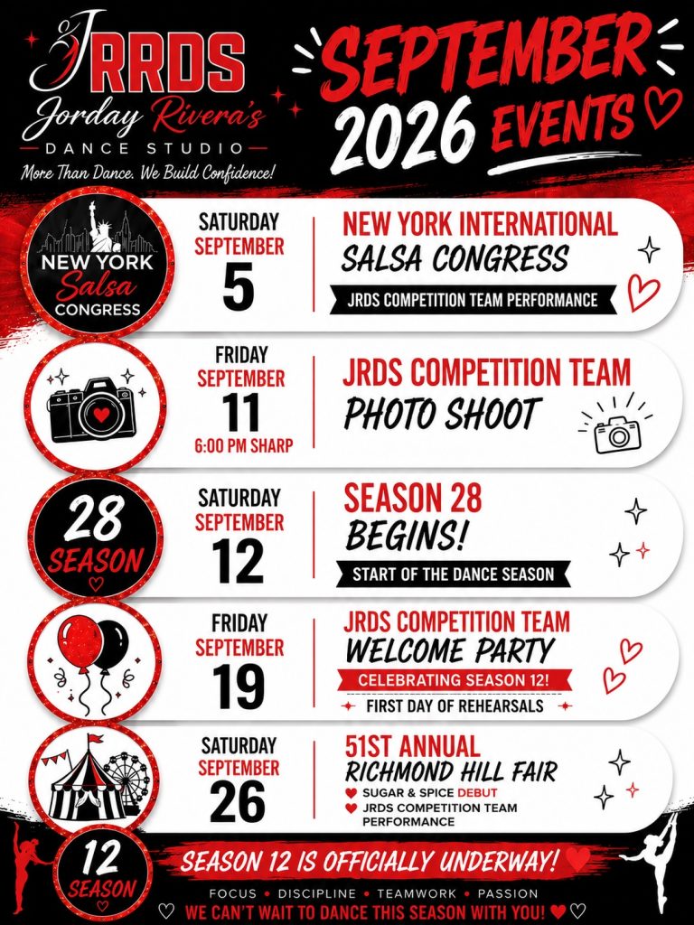 Jorday September 2026 Events Flyer